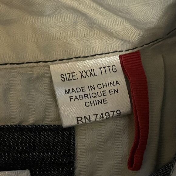 PARASUCO Denim Legend Men 3XL Long Sleeve Button Shirt Blue - Picture 4 of 7